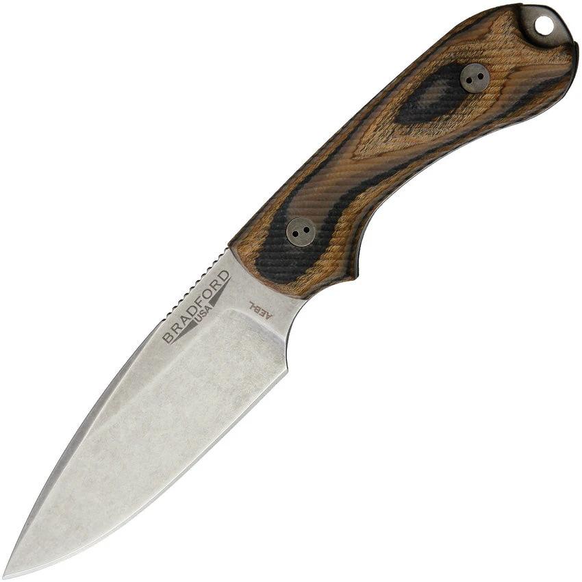 Bradford Knives Guardian 3 3D G-Wood 3FE-115-AEBL by Bradford Knives