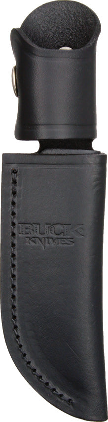Buck Belt Sheath Black Leather 358