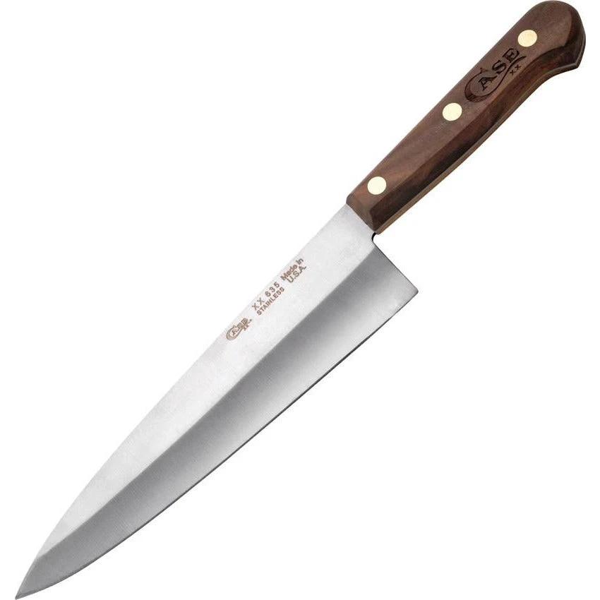 Case Household Cutlery 8" Chef’s Knife – Solid Walnut Handle by Case Cutlery