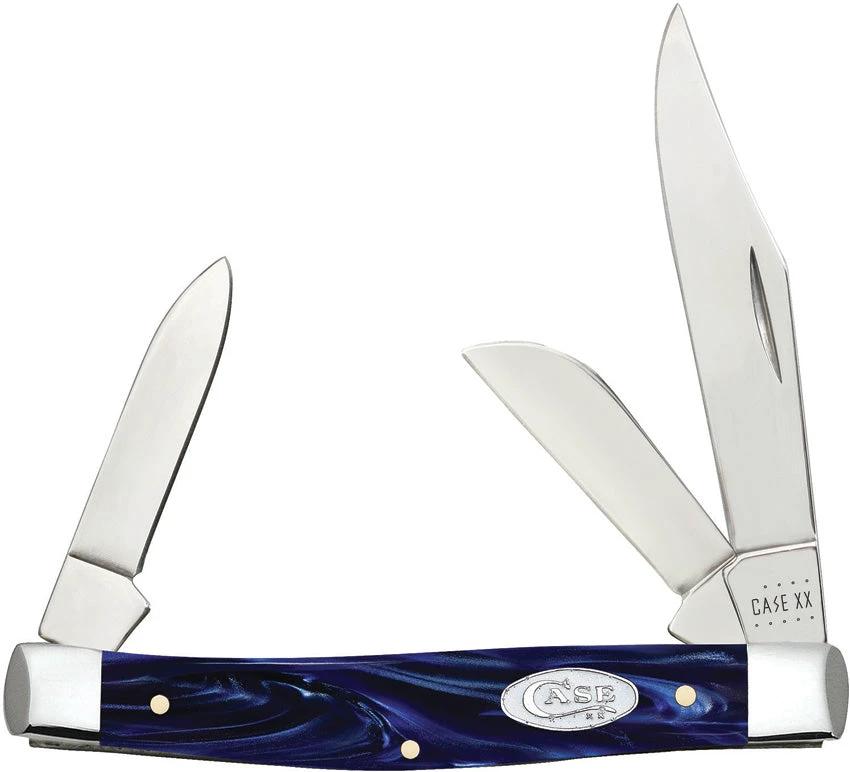 Case Cutlery Stockman Blue Pearl 23442 by Case Cutlery