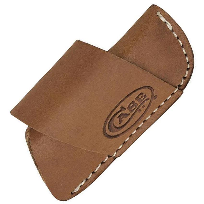 Case Medium Leather Side-Draw Belt Sheath – Horizontal Pocket Knife Carry by Case Cutlery