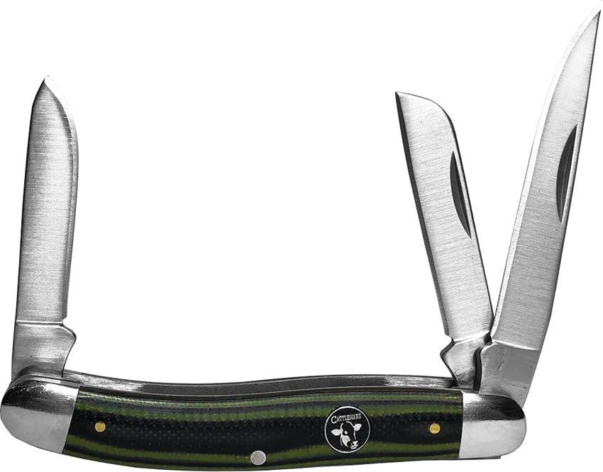 Cattleman's Cutlery Cowhand Stockman Green CC0001GGN by Cattleman's Cutlery