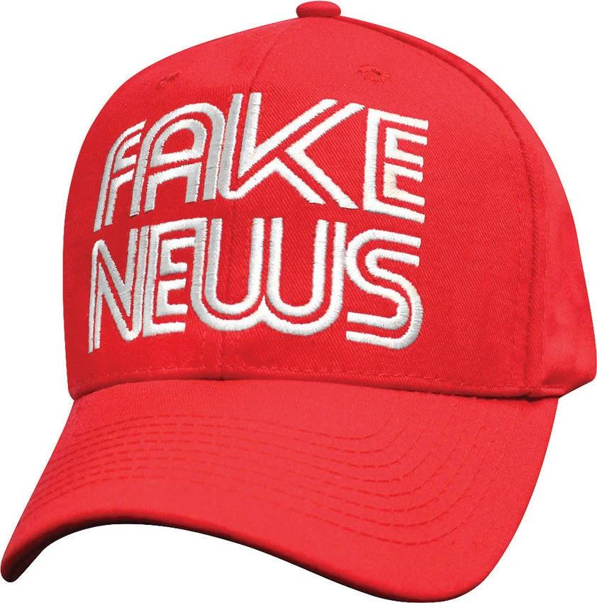 Miscellaneous Fake News Hat Red SFAKENW by Miscellaneous