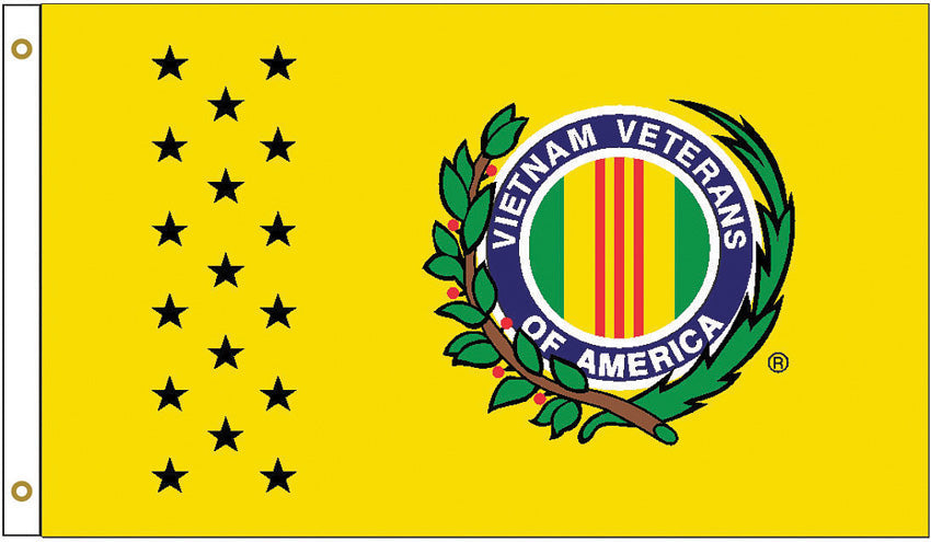 Flags Vietnam Veteran Flag Yellow SFVIYE