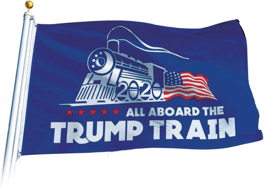 Donald Trump Re-Election Trump Train Flag STRTRNF by Donald Trump Re-Election