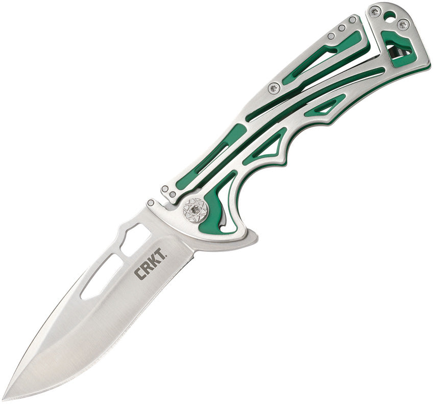 CRKT Nirk Klecker Lock Tighe Green 5241