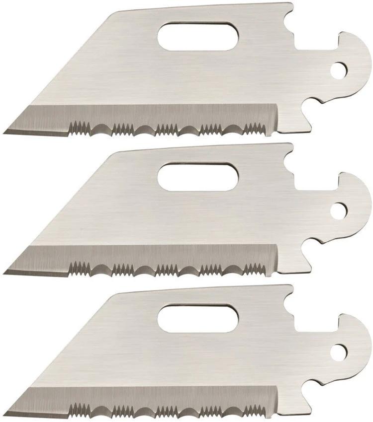 Cold Steel Click N Cut Serrated Utility Replacement Blades – 3 Pack by Cold Steel