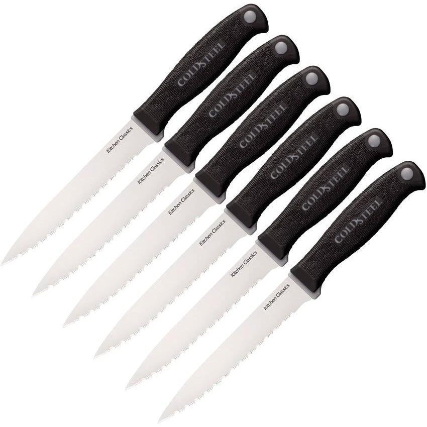 Cold Steel Six Steak Knife Set 59KSS6Z by Cold Steel