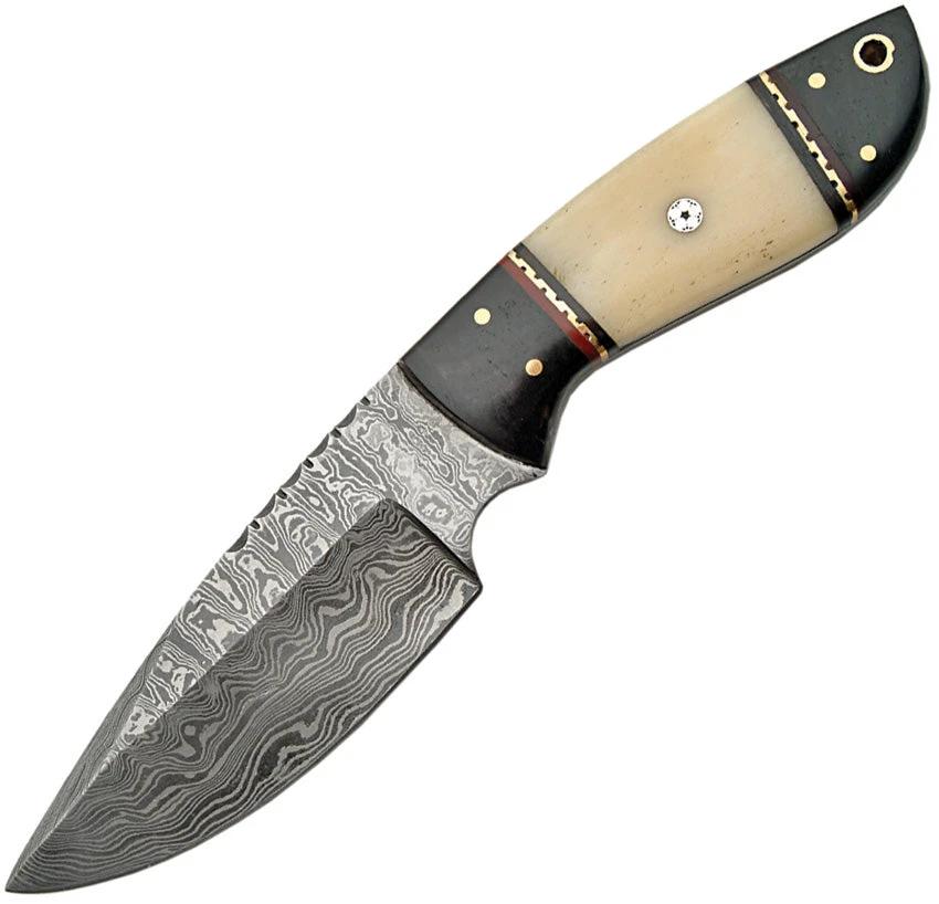 Damascus Fixed Blade White Bone DM1085 by Damascus