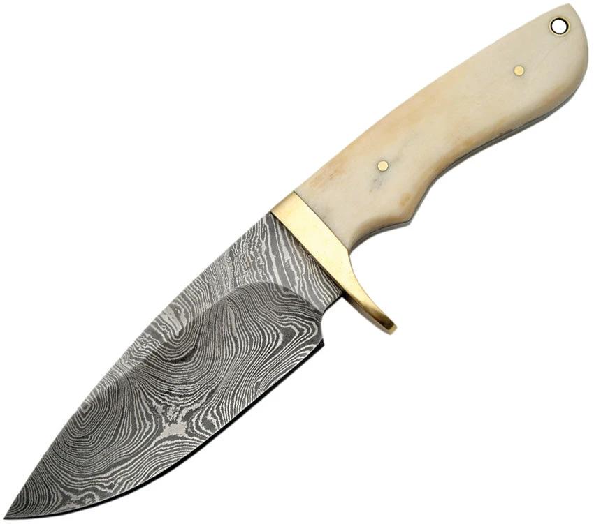 Damascus Fixed Blade Bone Handle DM1089BO by Damascus