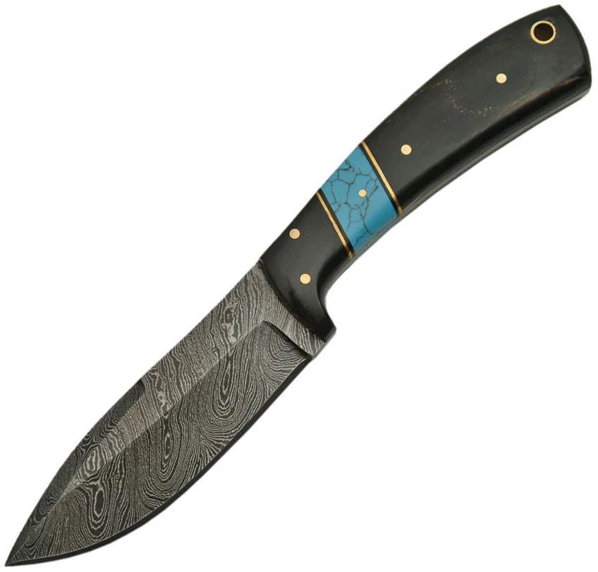 Damascus Turquoise and Horn Skinner DM1147 by Damascus