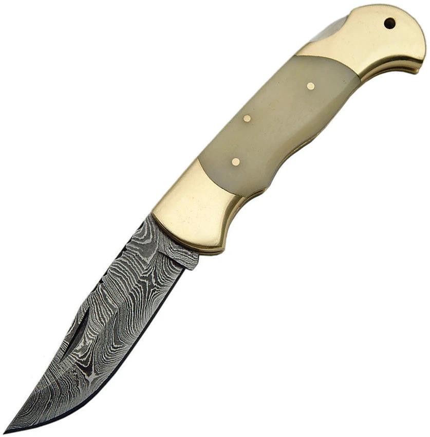 Damascus Lockback Bone DM-1162BO by Damascus
