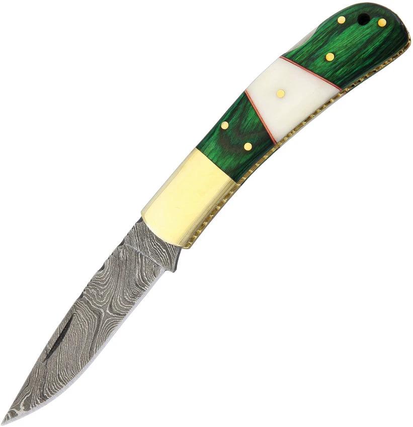 Damascus Lockback Green DM1169 by Damascus