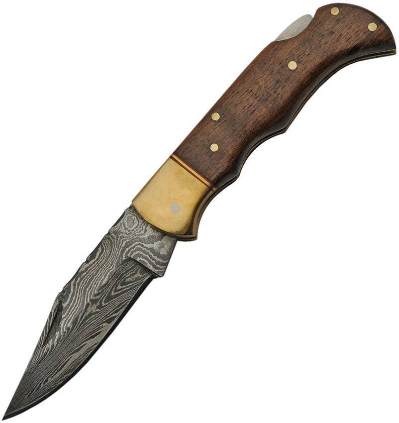 Damascus Lockback Wood DM-1213 by Damascus