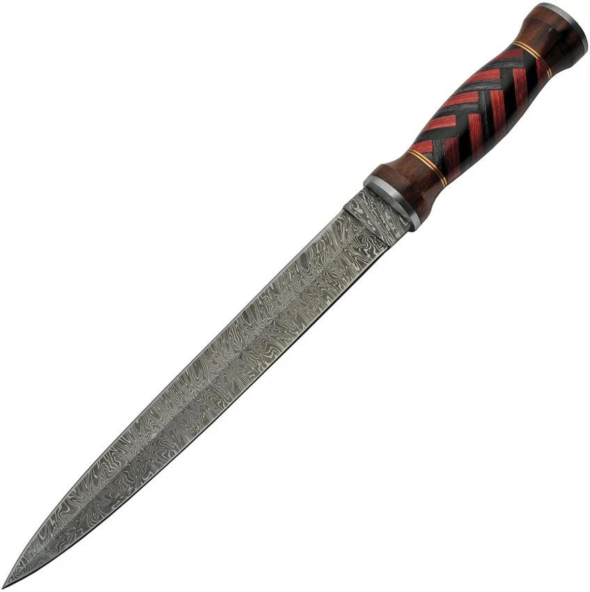 Damascus Fixed Blade Red/Black DM-1271 by Damascus