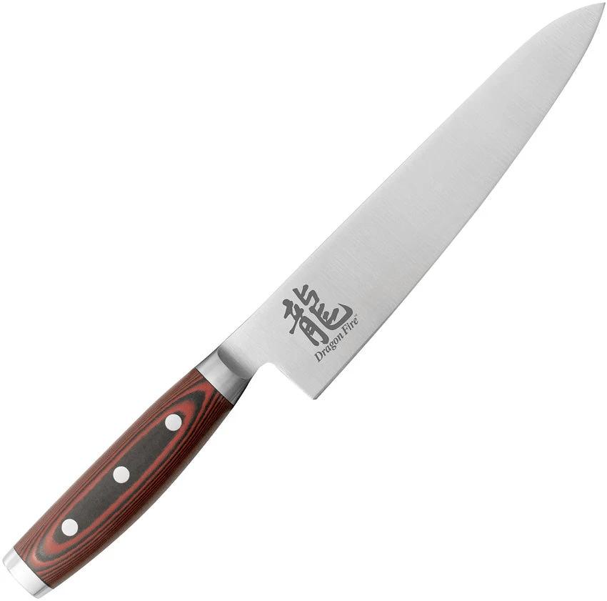 Dragon by Apogee Dragon Fire Chefs Knife DRGF-CHEF-0850 by Dragon by Apogee