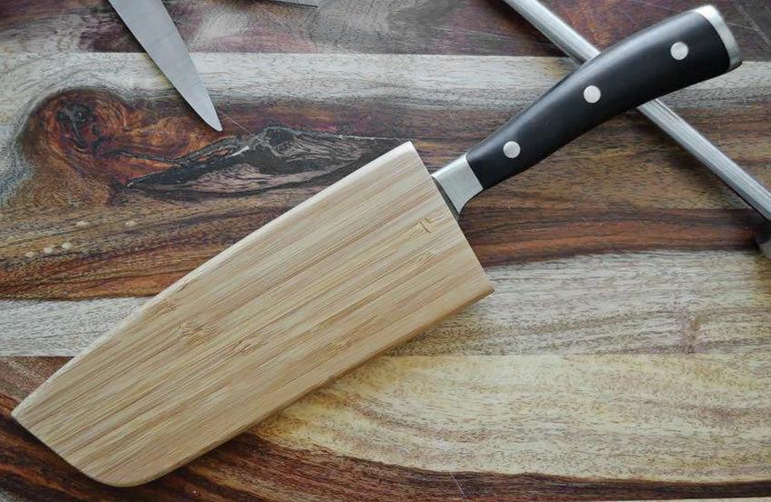 Dragon by Apogee Magnetic Bamboo Santoku Sheath ACES-SHTH-0750 by Dragon by Apogee