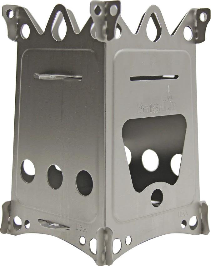 EmberLit FireAnt Camping Stove Titanium TITANIUM FIREANT STOVE by EmberLit