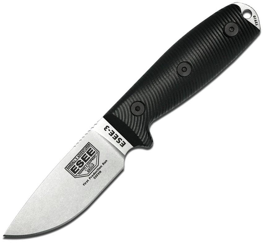 ESEE Model 3 3D Fixed Blade S35 3PM35V-001 by ESEE