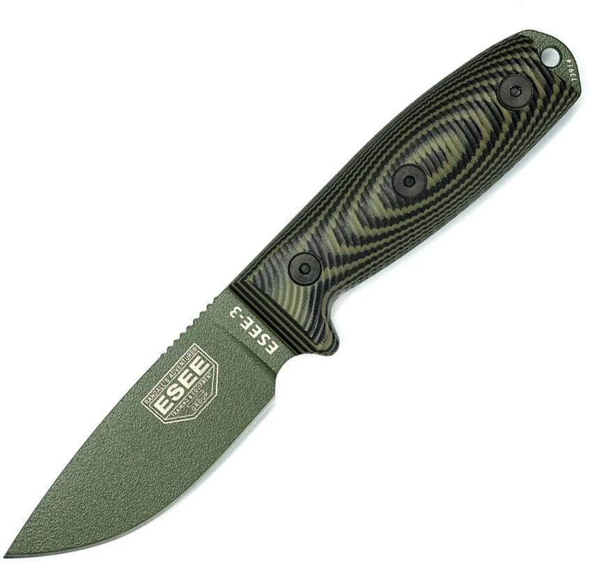 ESEE Model 3 3D Fixed Blade OD 3PMOD-003 by ESEE