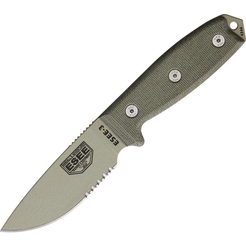 ESEE Model 3 Part Serrated by ESEE