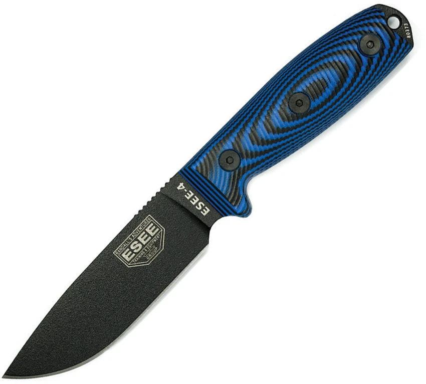 ESEE Model 4 3D Fixed Blade Blue 4PB-008 by ESEE