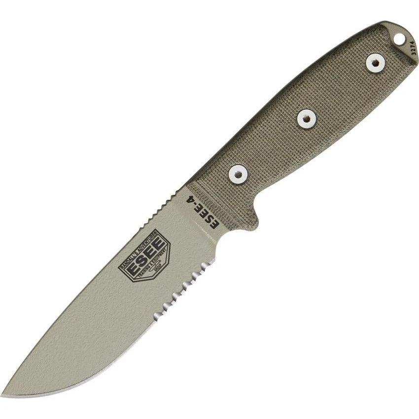 ESEE Model 4 Part Serrated by ESEE