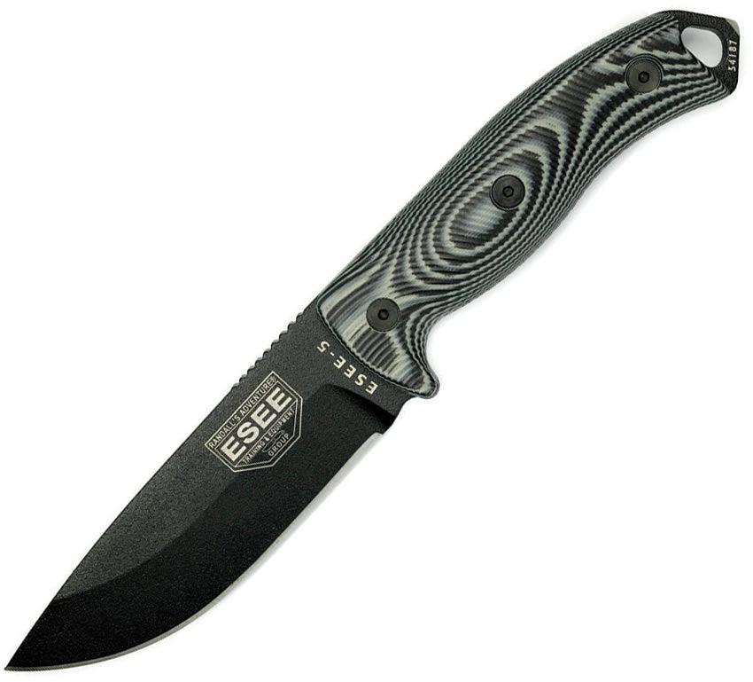 ESEE Model 5 3D Fixed Blade Black 5PB-002 by ESEE