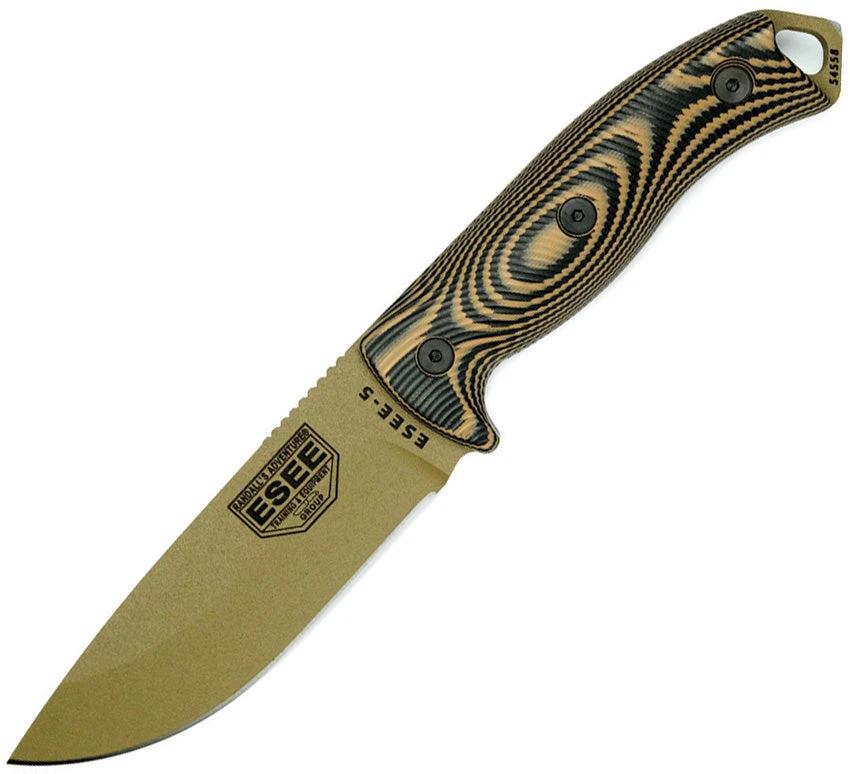 ESEE Model 5 Fixed Blade DE 5PDE-005 by ESEE