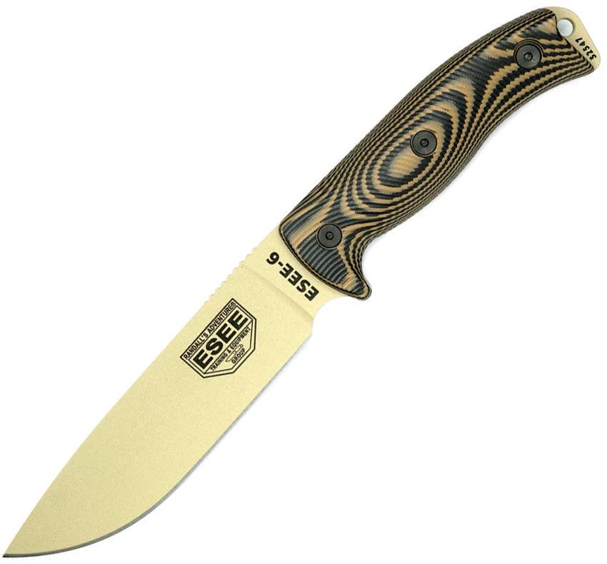 ESEE Model 6 Fixed Blade Tan 6PDT-005 by ESEE