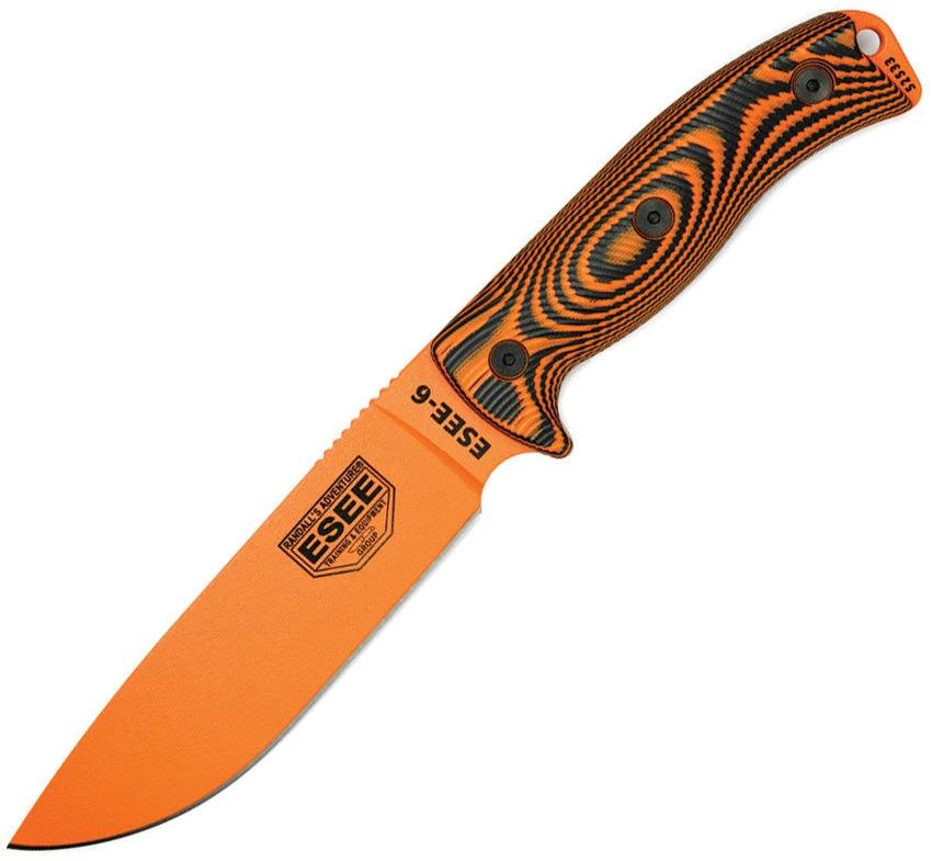 ESEE Model 6 Fixed Blade Orange 6POR-006 by ESEE