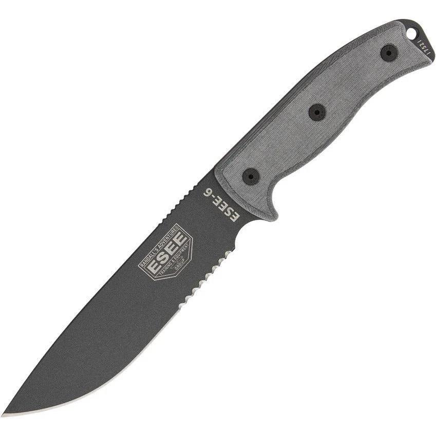 ESEE Model 6 Serrated Tactical ESEE-6-S-TG by ESEE