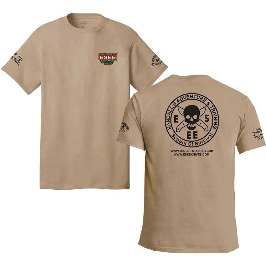 ESEE Training T Shirt S Brown TSHIRT-BRN-SM by ESEE