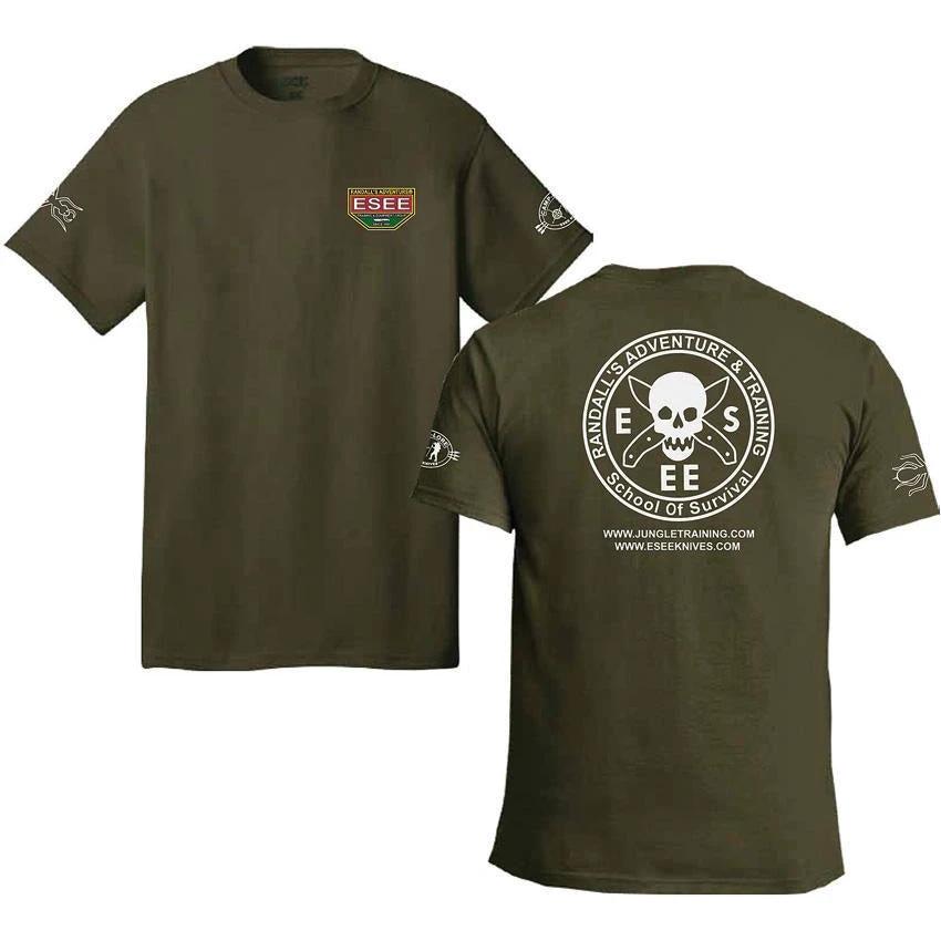 ESEE Training T Shirt XXXL Green TSHIRT-GR-3X by ESEE