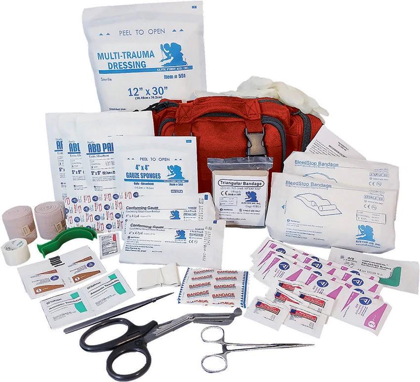 Elite First Aid First Aid Rapid Response Bag FA143 RED by Elite First Aid