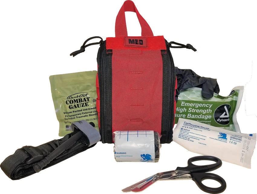 Elite First Aid Patrol Trauma Kit Level 1 Red FA144R by Elite First Aid
