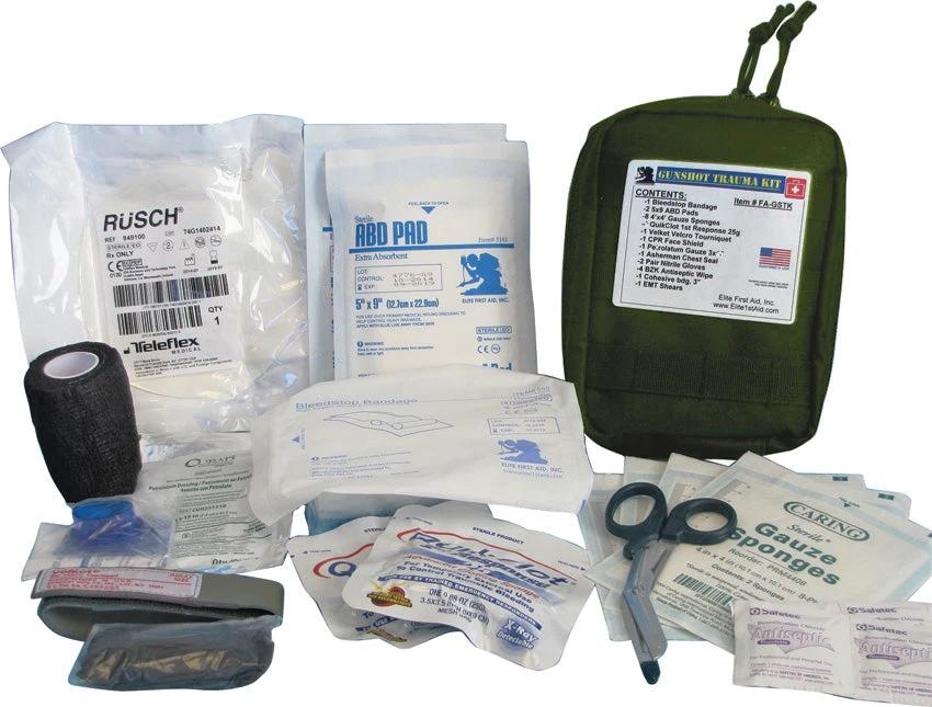 Elite First Aid Gunshot Trauma Kit OD FA-GSTK-OD by Elite First Aid