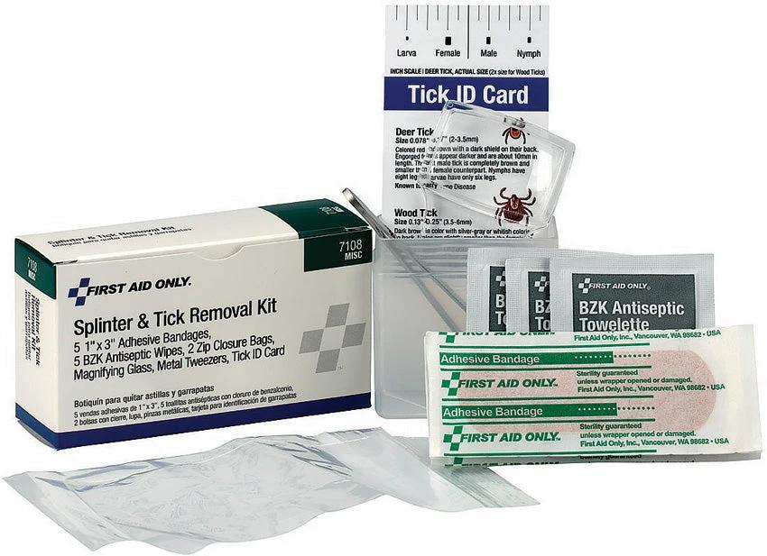First Aid Only Splinter and Tick Removal Kit FAO-7108 by First Aid Only