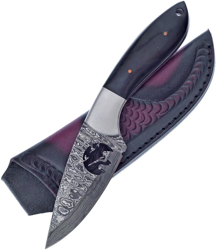 Frost Cutlery Fixed Blade Buffalo Horn CW-991BH/DK by Frost Cutlery