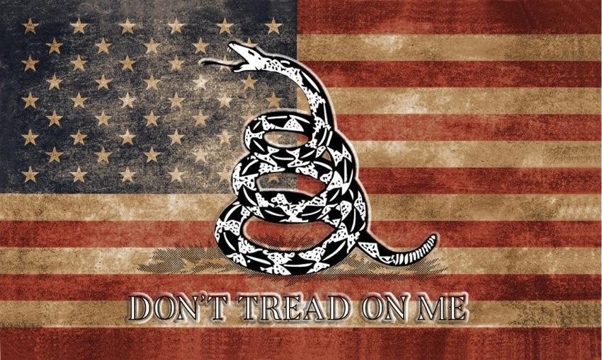 Flags USA Vintage Gadsden Flag R7284 by Flags
