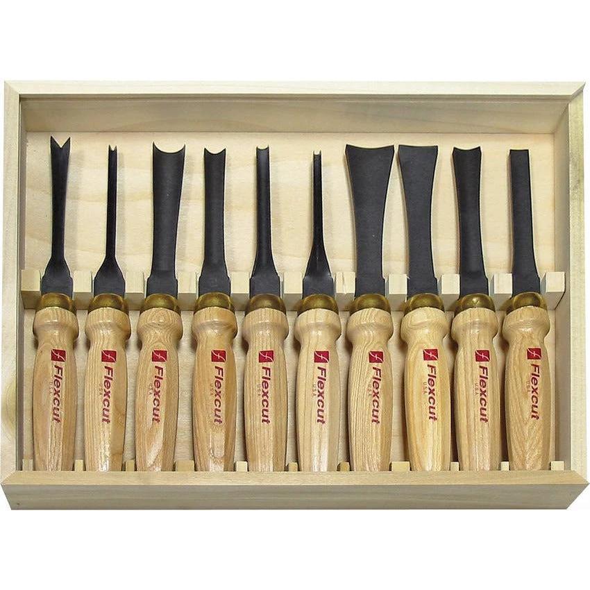 Flexcut Ten Piece Deluxe Mallet Set MC100 by Flexcut