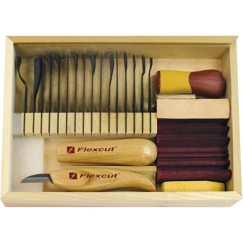 Flexcut Deluxe Starter Carving Set SK108 by Flexcut
