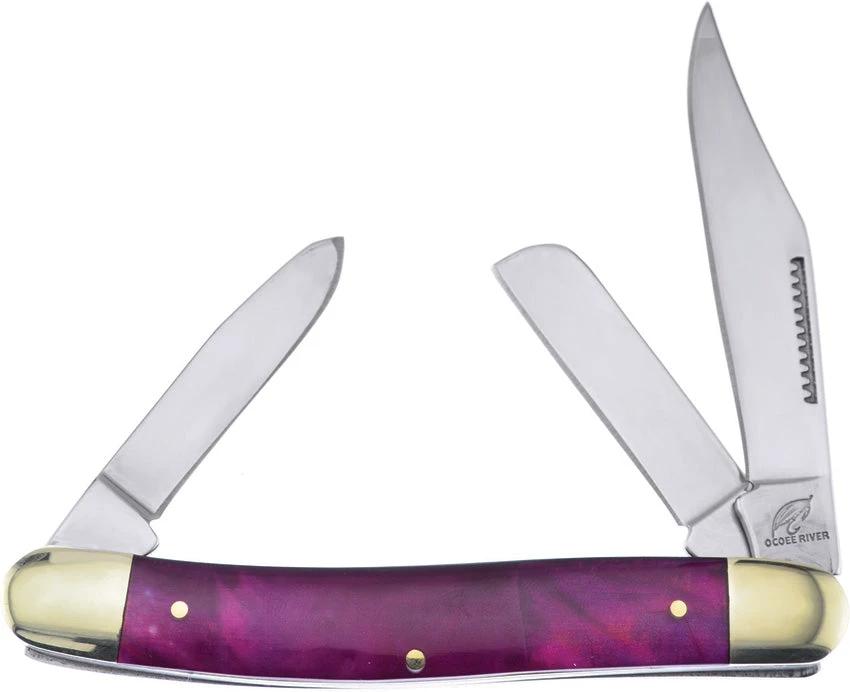 Frost Cutlery Stockman Purple MOP OC-066P/MOP by Frost Cutlery