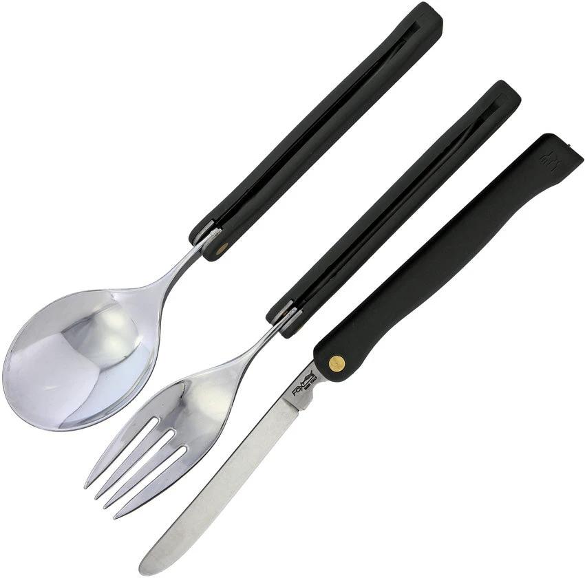 Fox Tableware Camping Set Black 09FX017 by Fox