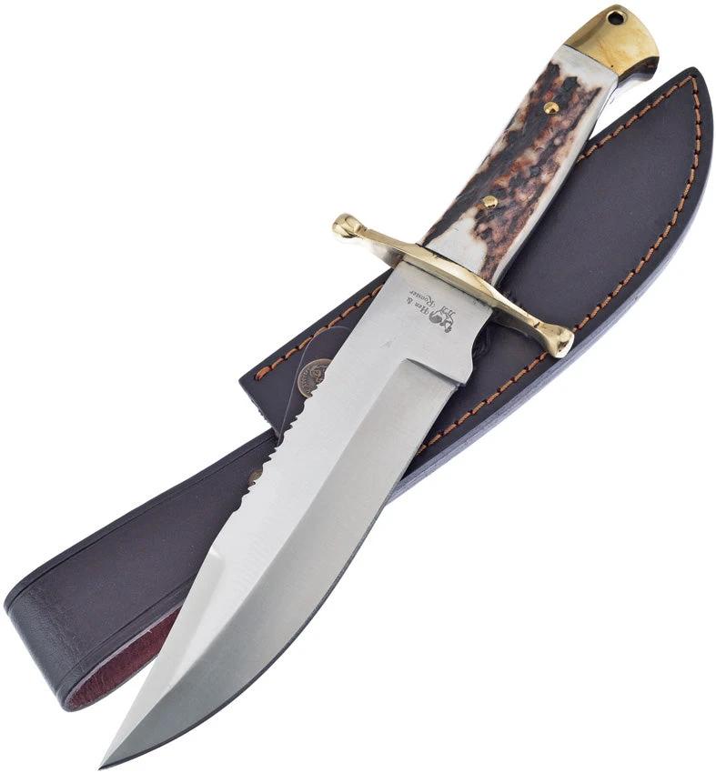 Hen & Rooster Deer Stag Leather Sheath HR-0040 by Hen & Rooster