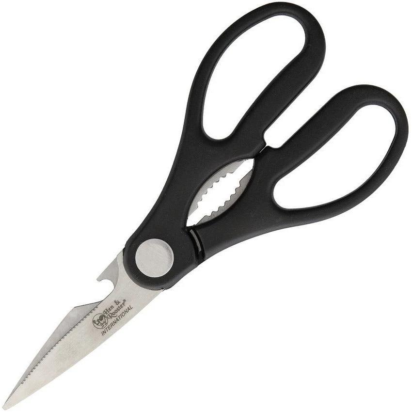 Hen & Rooster Kitchen Shears Black HRI-040B by Hen & Rooster