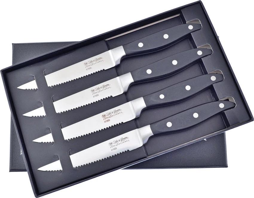 Hen & Rooster Steak Knife Set 4pc HRI-103B by Hen & Rooster