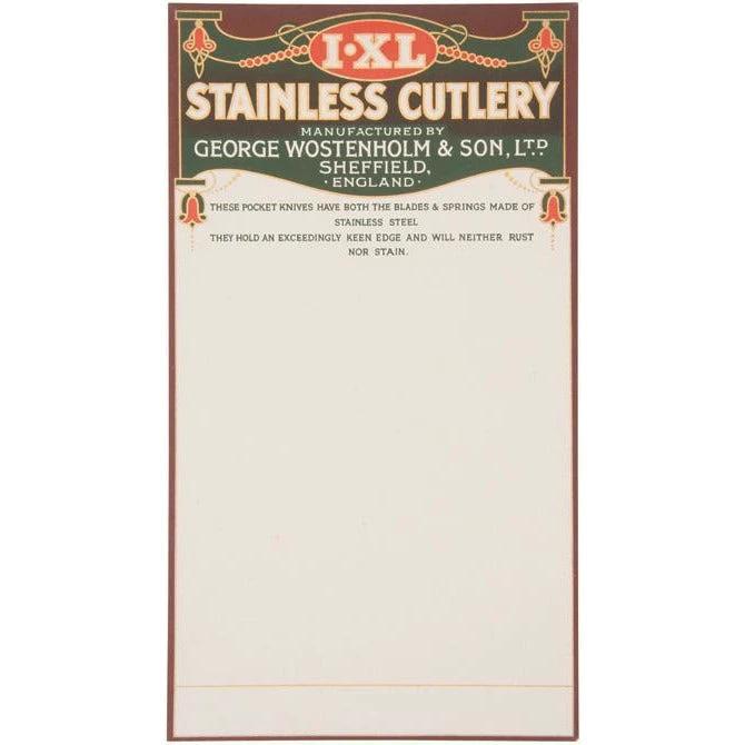 IXL Stainless Cutlery Display Card by IXL