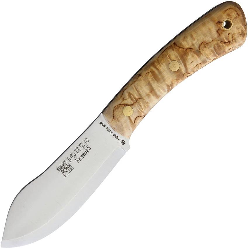 Joker Nessmuk S Fixed Blade Curly Bi CL132 by Joker