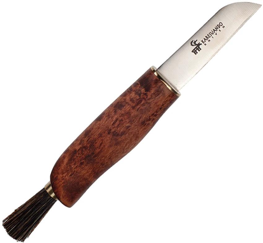 Karesuando Kniven Zwampe Mushroom Knife Brown 3701-20 by Karesuando Kniven
